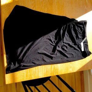 James Perse Ruched Midi Skirt